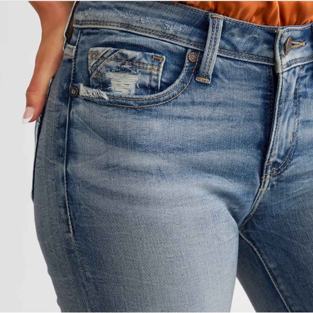Buckle Black Bootcut Denim Jeans